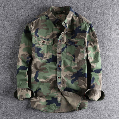 Marick | Men's Shirt with Camouflage Print