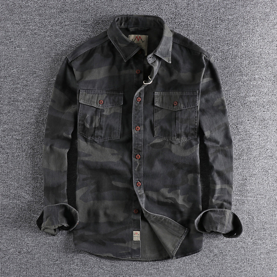 Marick | Men's Shirt with Camouflage Print
