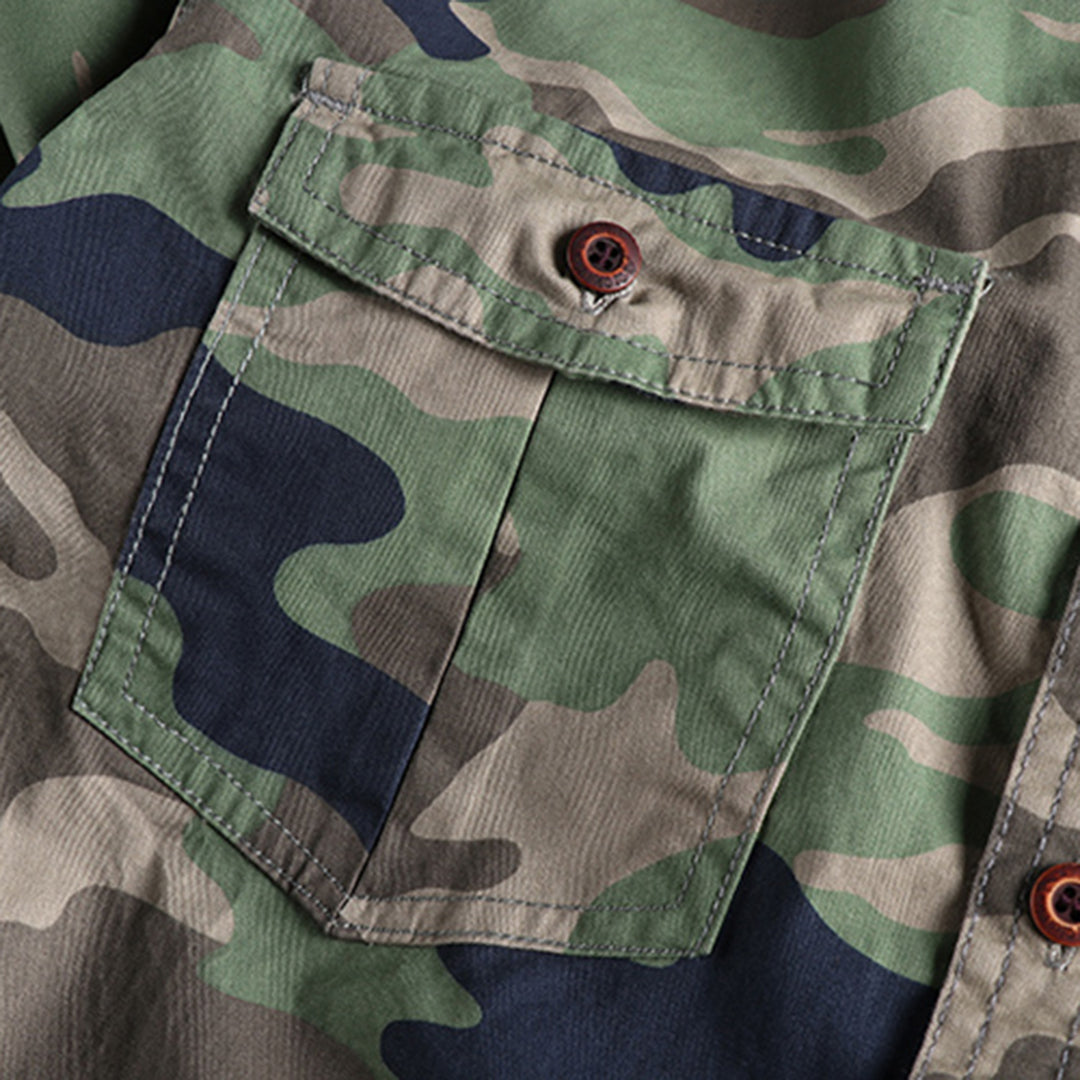 Marick | Men's Shirt with Camouflage Print