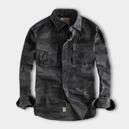 Marick | Men's Shirt with Camouflage Print