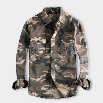 Marick | Men's Shirt with Camouflage Print