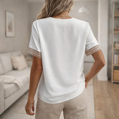 Blouse with Lace Details