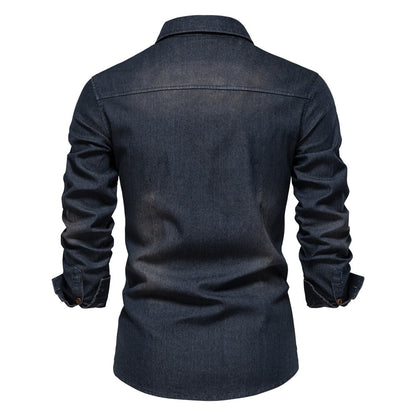 Martin | Stretch Cotton Denim Shirt