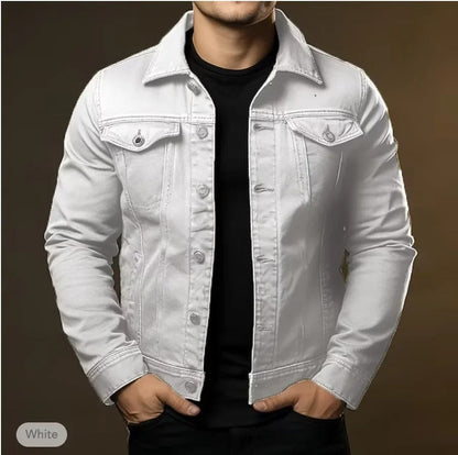 Mats | Black Lightweight Men's Denim Jacket