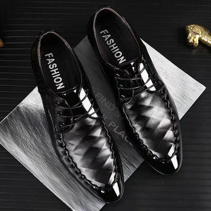Matthijs | Large Formal Patent Leather Shoes
