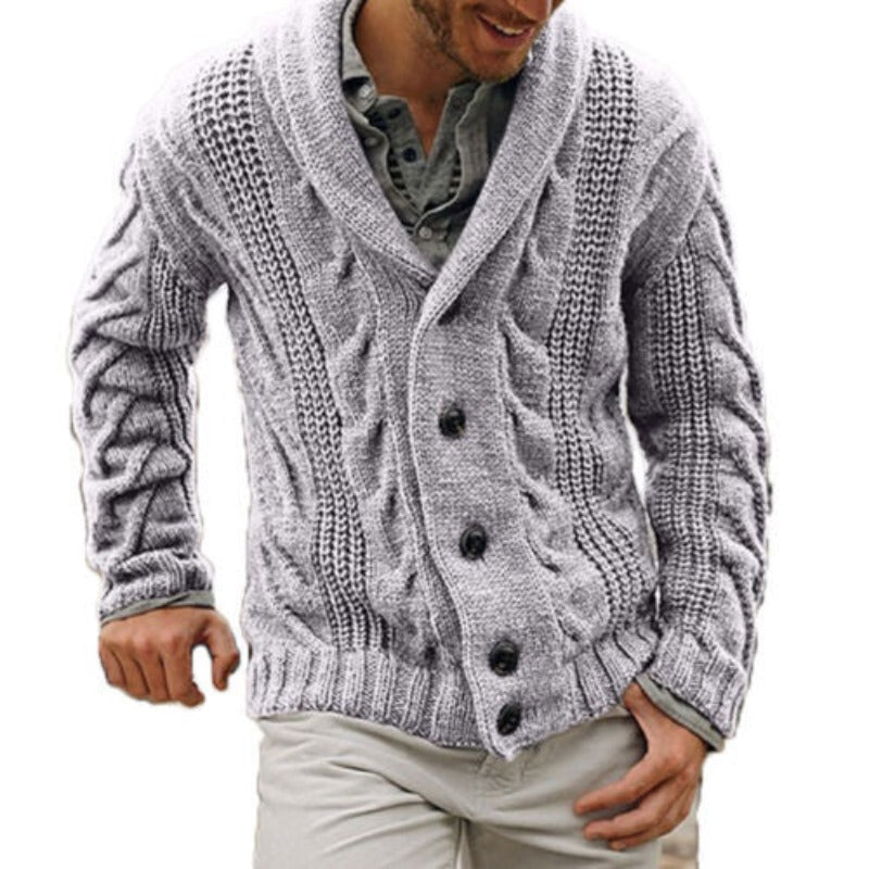 Max | Warm knitted wool men's cardigan