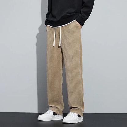 Memphis | Black Velvet Trousers