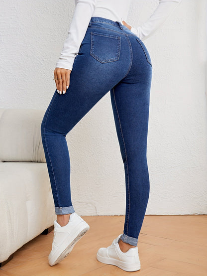 Mila | Women's Slim Fit High-Waisted Jeans