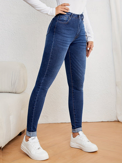 Mila | Women's Slim Fit High-Waisted Jeans