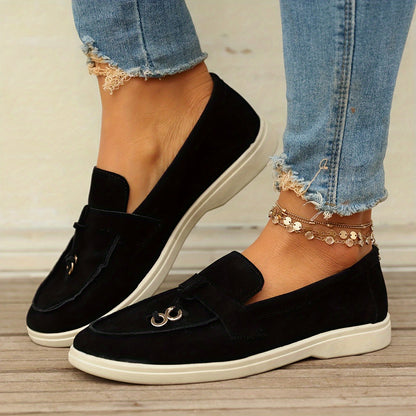 Mila | Women's tassel loafer with iron ring and decoration