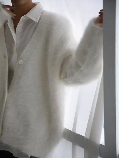 Mila | Soft Fluffy Ladies' Cardigan