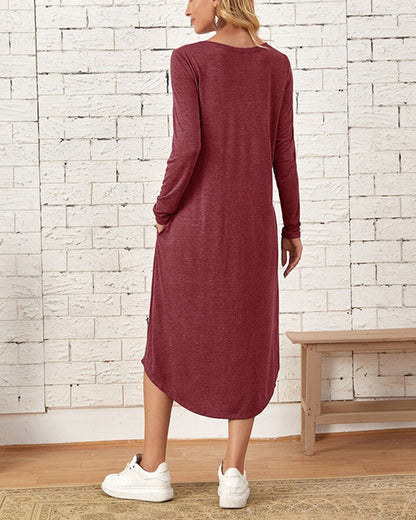 Milleke | Ladies' Dress with Long Sleeves