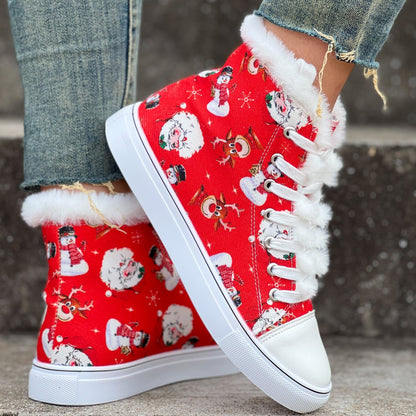 Naomi | Christmas Sneakers for Women with Fleece Lining
