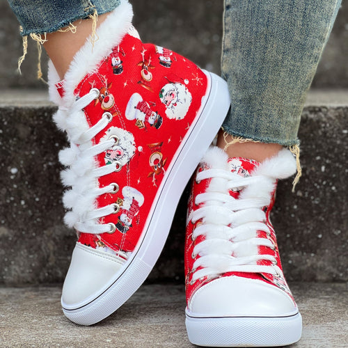 Naomi | Christmas Sneakers for Women with Fleece Lining
