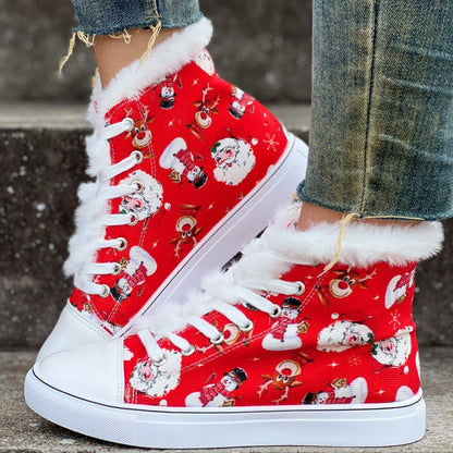 Naomi | Christmas Sneakers for Women with Fleece Lining