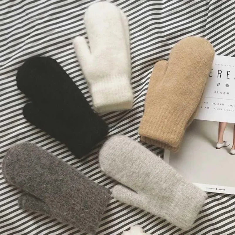 Nessa | Warm & Stylish Plush Mittens