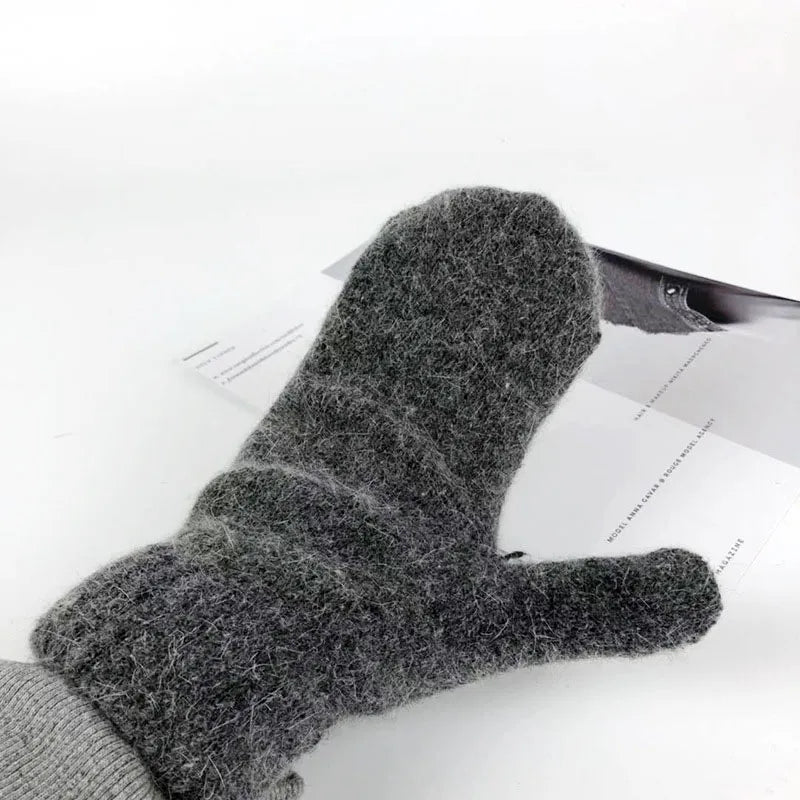 Nessa | Warm & Stylish Plush Mittens