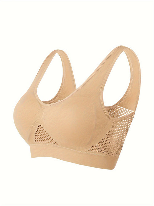 Nina | Breathable sports bra with built-in pads