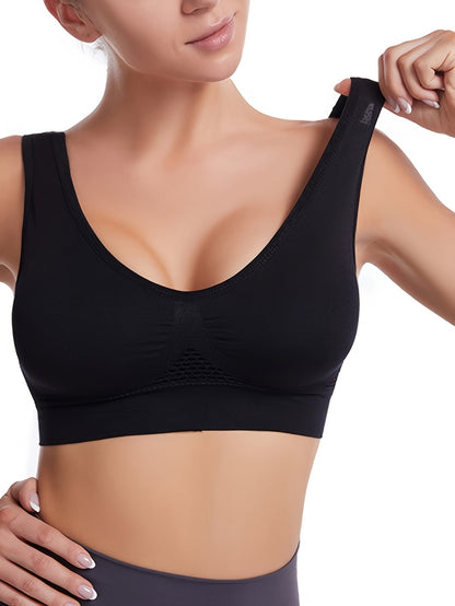 Nina | Breathable sports bra with built-in pads