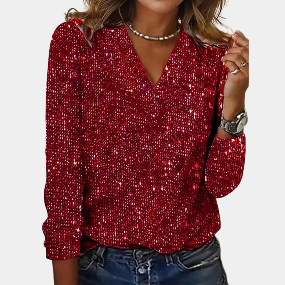 Nina | Glitter Top for Women