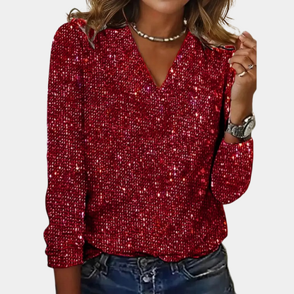 Nina | Glitter Top for Women