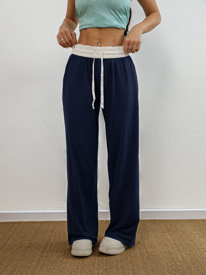 Nina | High Stretch Colour Block Training Trousers with Pockets