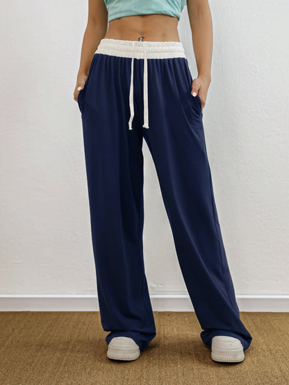 Nina | High Stretch Colour Block Training Trousers with Pockets