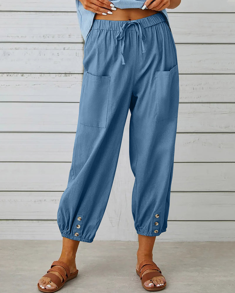 Nina | Loose Trousers with High Waist