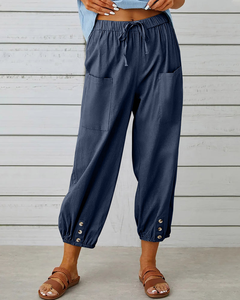 Nina | Loose Trousers with High Waist