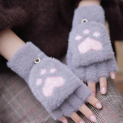 Nina | Cute & Comfortable Minky Mittens