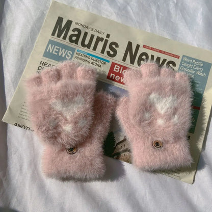 Nina | Cute & Comfortable Minky Mittens