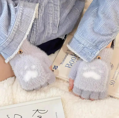 Nina | Cute & Comfortable Minky Mittens