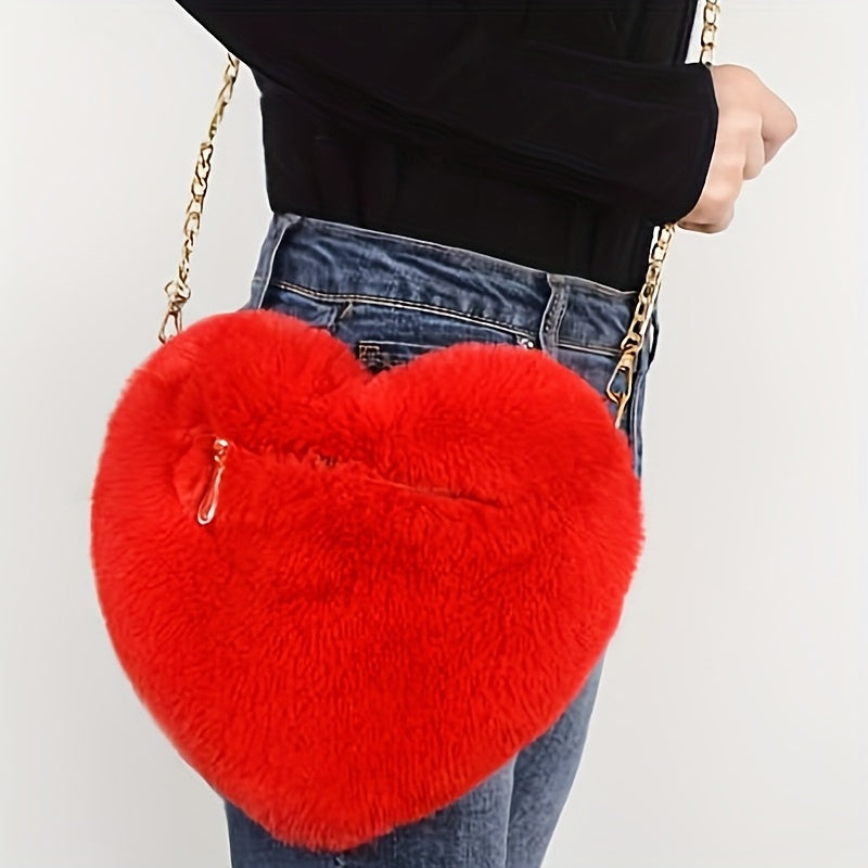 Nina | Cute Plush Heart-Shaped Bag