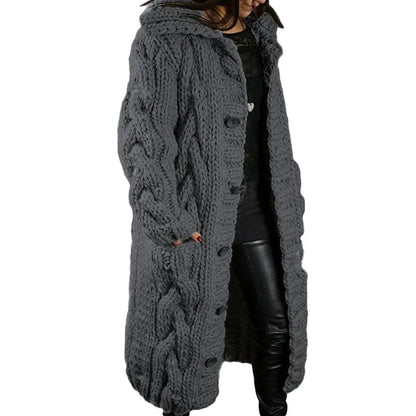 Nina | Stylish Thick Knitted Women's Cardigan