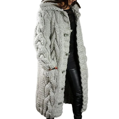 Nina | Stylish Thick Knitted Women's Cardigan