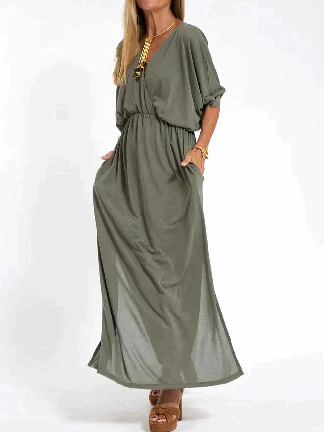 Nina | Black Elegant Maxi Dress