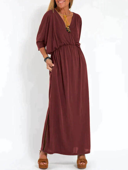 Nina | Black Elegant Maxi Dress