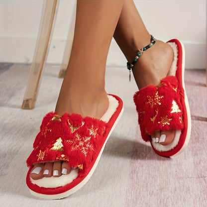 Noa | Cosy & Soft Christmas Plush Warm Slippers