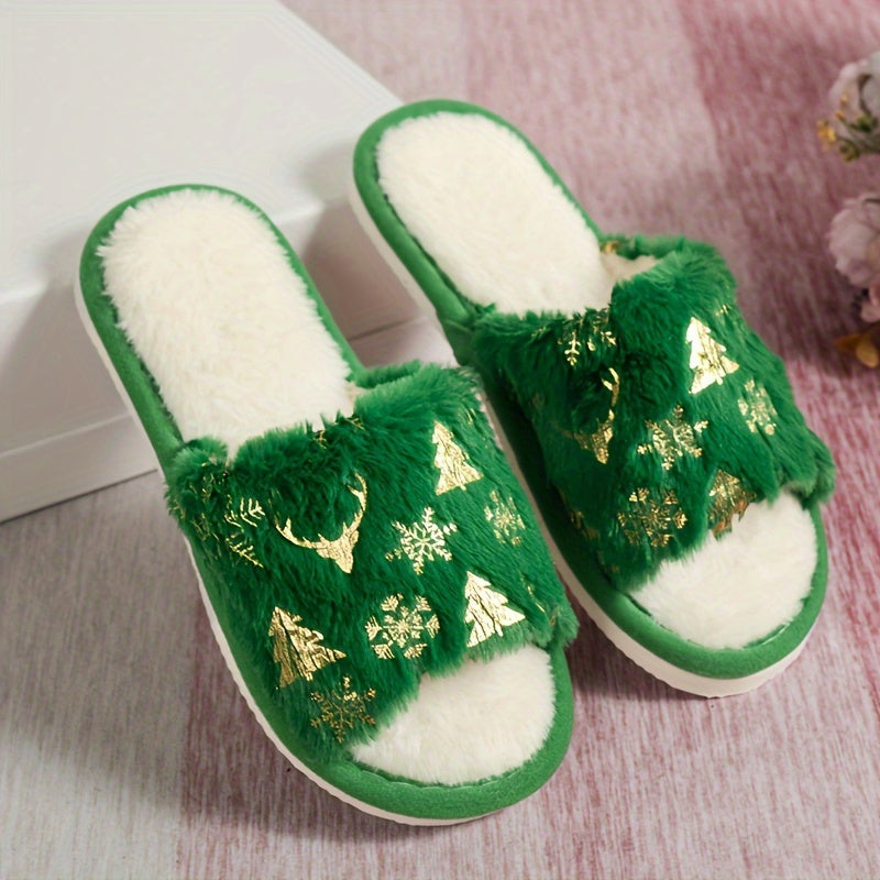 Noa | Cosy & Soft Christmas Plush Warm Slippers
