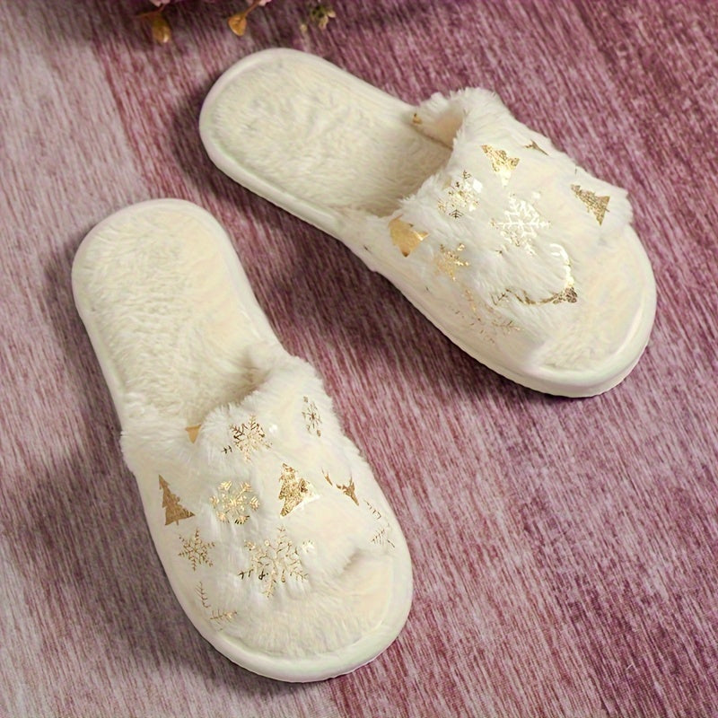Noa | Cosy & Soft Christmas Plush Warm Slippers