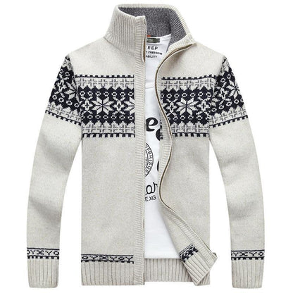 Noah | Christmas Snowflake Wool Men's Jumper