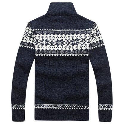 Noah | Christmas Snowflake Wool Men's Jumper