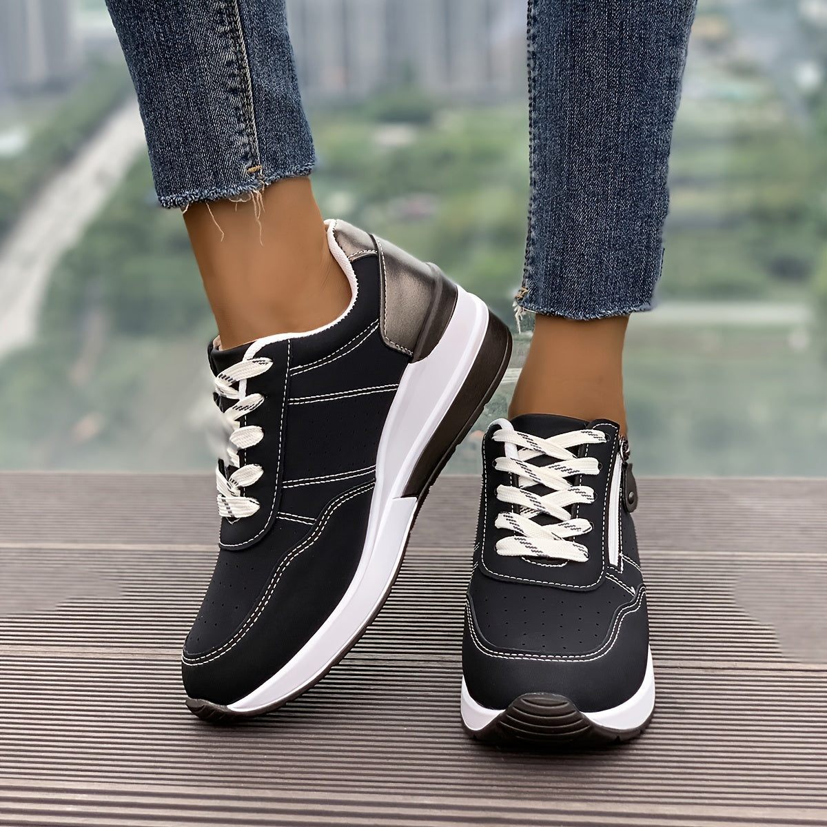 Noor | Casual platform sneakers