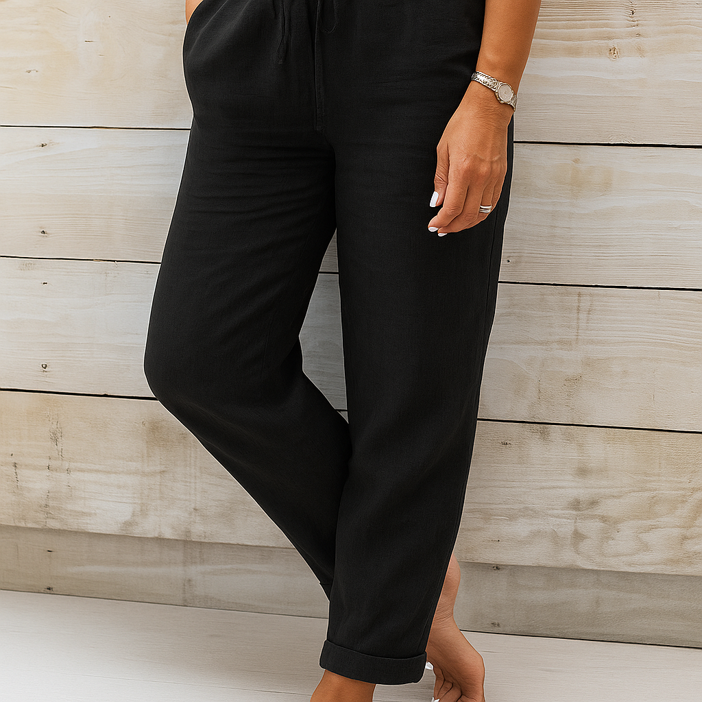 Nora | Stylish Linen Women's Trousers