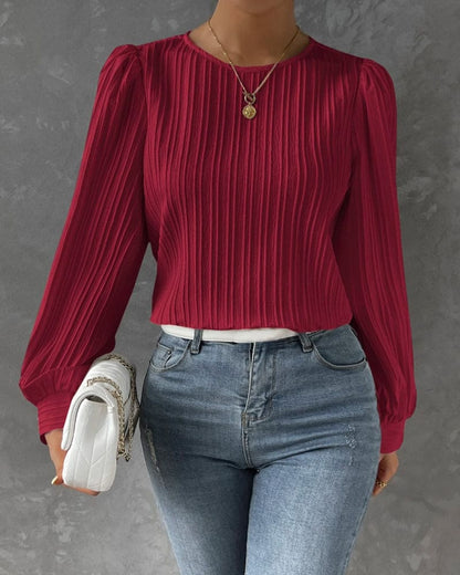 Olivia | Blouse with Lantern Sleeves