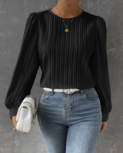 Olivia | Blouse with Lantern Sleeves