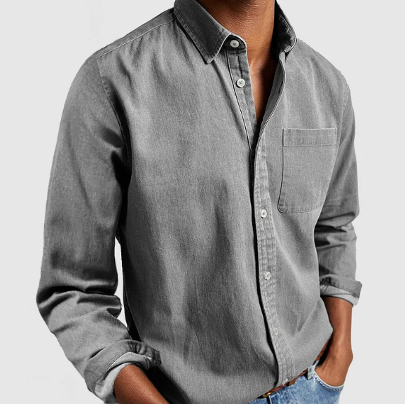 Peter | Cotton Linen Men's Shirt