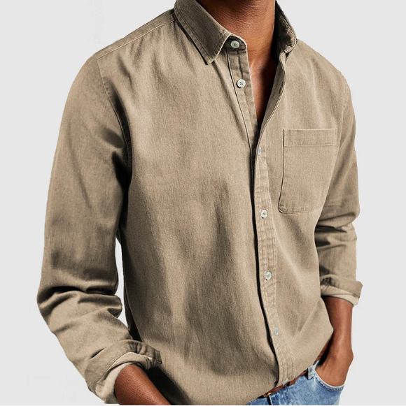 Peter | Cotton Linen Men's Shirt