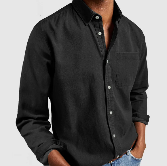 Peter | Cotton Linen Men's Shirt