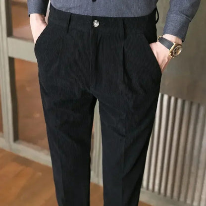 Pierre | Slim Fit Corduroy Trousers